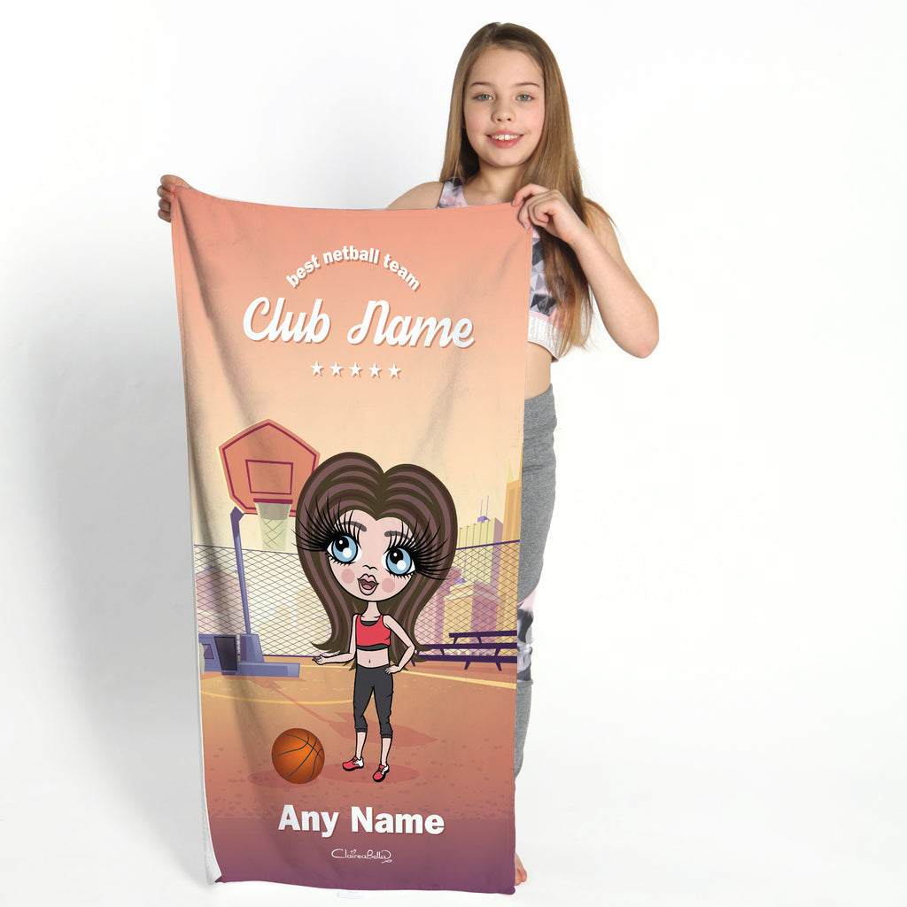 ClaireaBella Girls Netball Gym Towel - Image 1