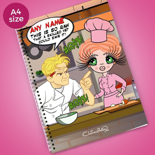 ClaireaBella Shouting Chef Notebook - Image 3