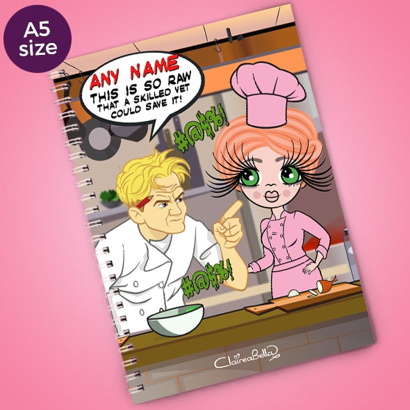 ClaireaBella Shouting Chef Notebook - Image 4