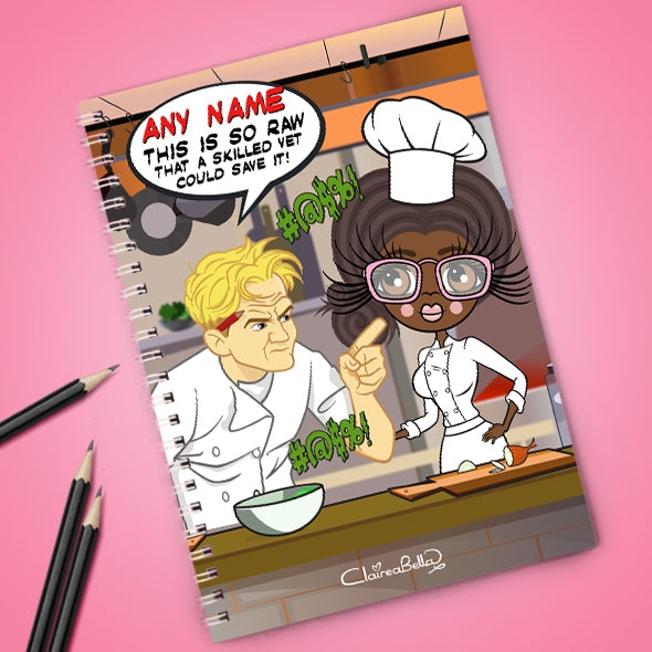 ClaireaBella Shouting Chef Notebook - Image 2