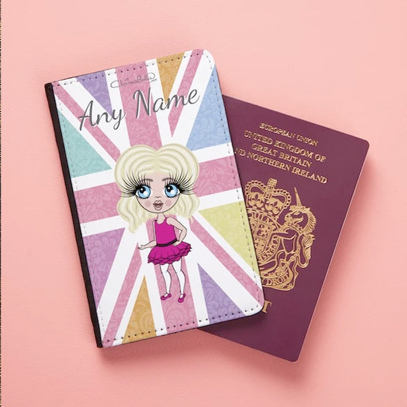 ClaireaBella Girls Union Jack Passport Cover & Luggage Tag Bundle - Image 4