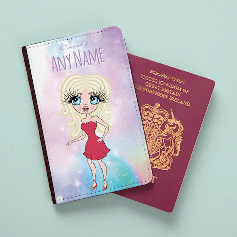 ClaireaBella Personalised Unicorn Colours Passport Cover & Luggage Tag Bundle - Image 4