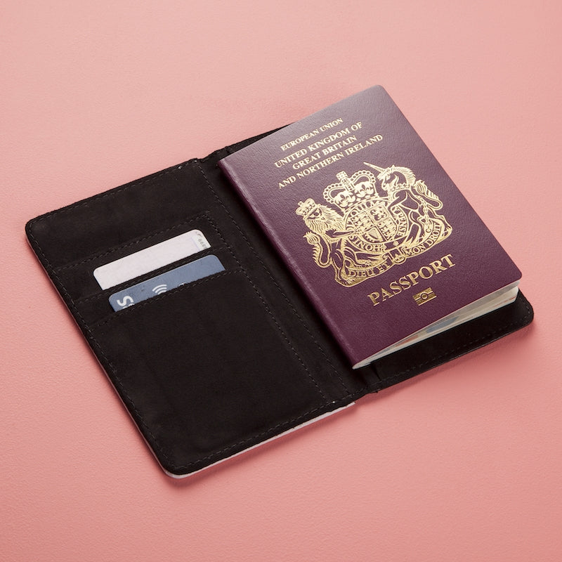 MrCB Grey Bold Name Passport Cover - Image 5