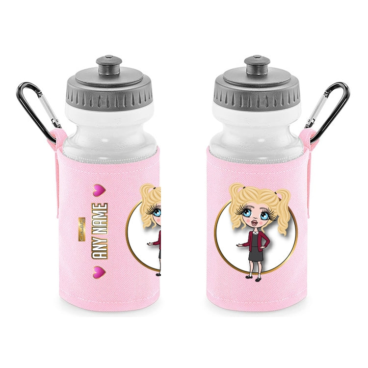 ClaireaBella Girls Personalised Pink Mini Rucksack & Water Bottle Bundle - Image 3