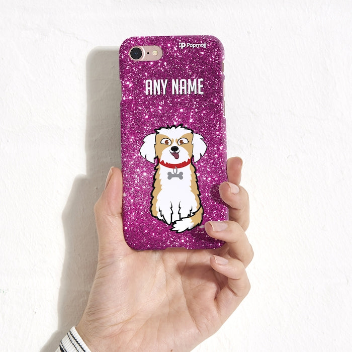 Personalised Dog Glitter Effect Phone Case - Image 6