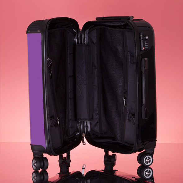ClaireaBella Girls Purple Suitcase - Image 6