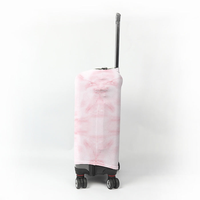 ClaireaBella Girls Pink Marble Effect Suitcase Cover - Image 2