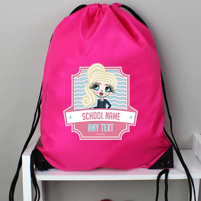 ClaireaBella Girls Swimming Emblem Kit Bag - Image 1