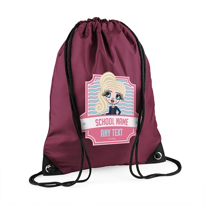 ClaireaBella Girls Swimming Emblem Kit Bag - Image 3