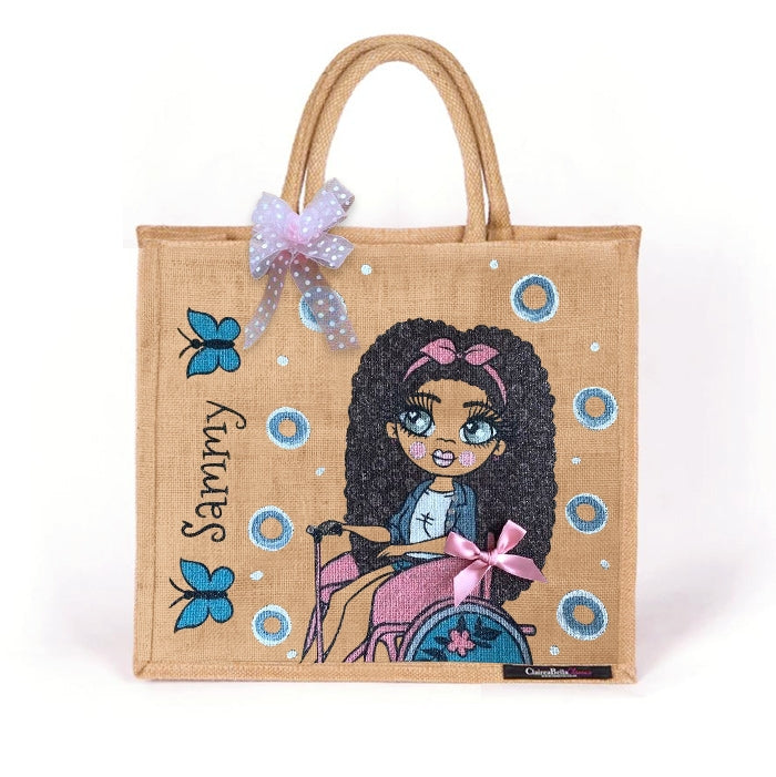 ClaireaBella Wheelchair Large Jute Bag - Image 1
