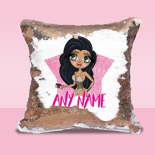 ClaireaBella Shining Star Sequin Cushion - Image 1
