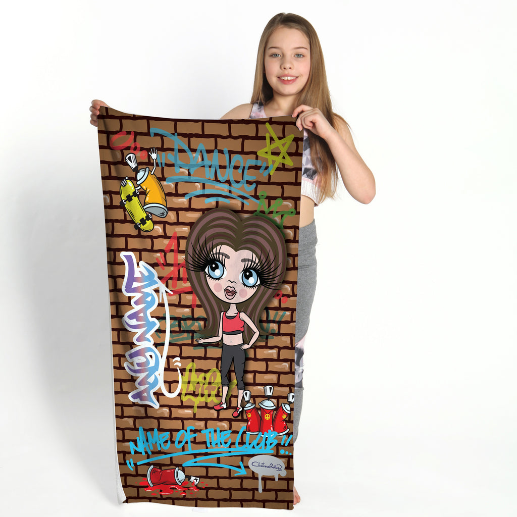 ClaireaBella Girls Street Dance Gym Towel - Image 1