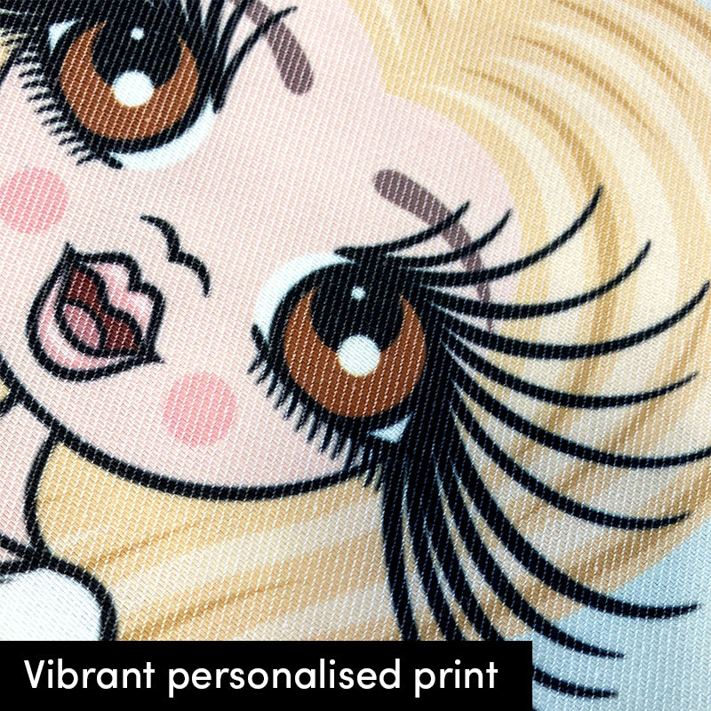 ClaireaBella Personalised Portrait Best Nan Tea Towel