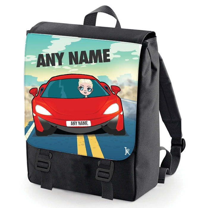 Jnr Boys Fast Cars Backpack - Image 2