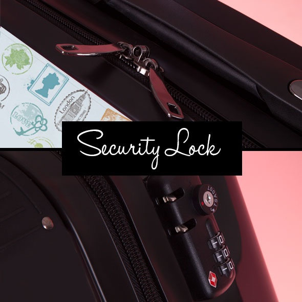 ClaireaBella Travel Stamp Suitcase - Image 9