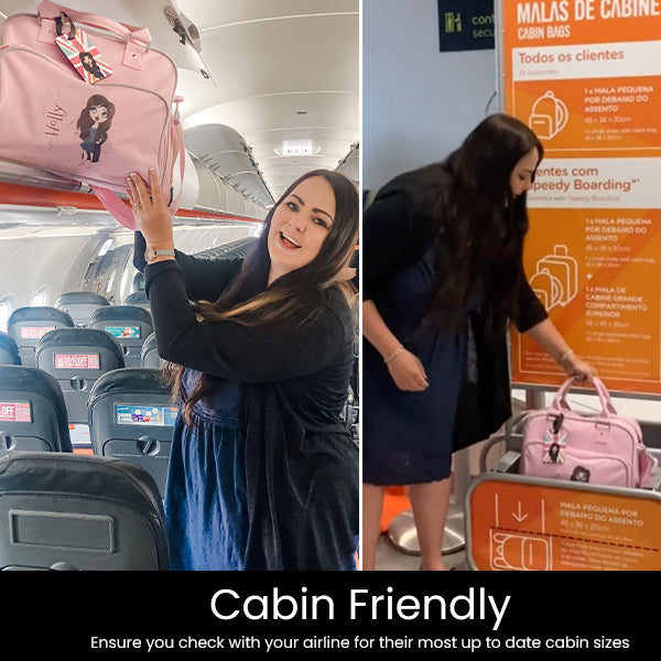 ClaireaBella Girls Personalised Unicorn Float Travel Bag