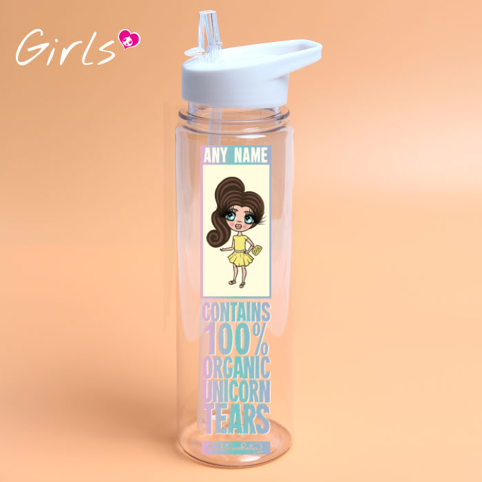 ClaireaBella Girls Unicorn Water Bottle