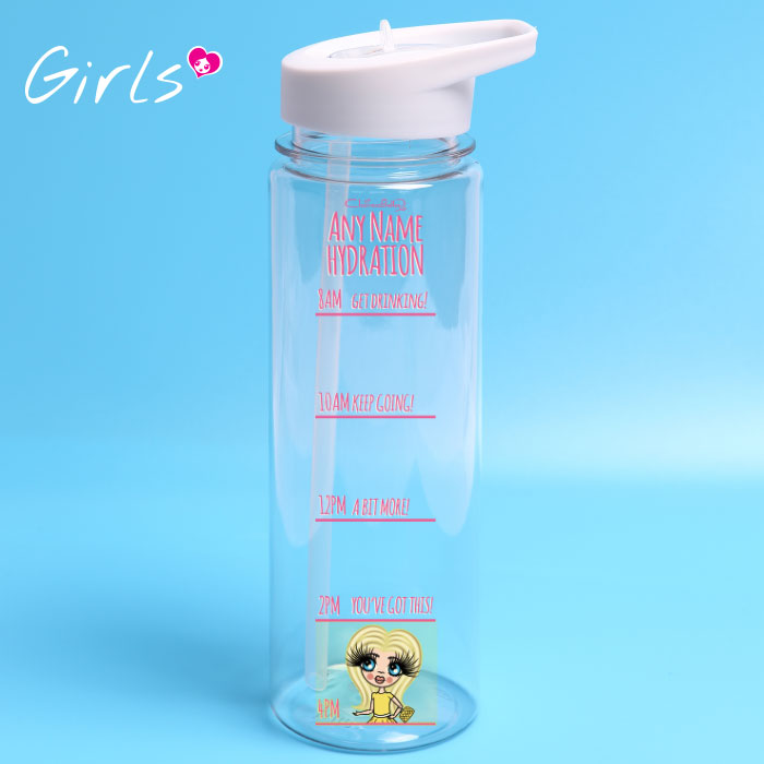 ClaireaBella Girls Hydrate Water Bottle