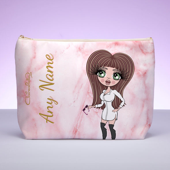 ClaireaBella Marble Effect Wash Bag - Image 1