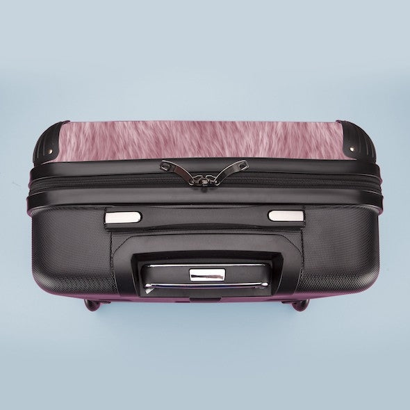 ClaireaBella Fur Effect Weekend Suitcase - Image 8