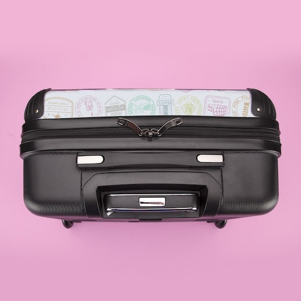 ClaireaBella Travel Stamp Weekend Suitcase - Image 7