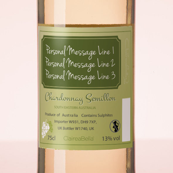 ClaireaBella Personalised White Wine - Golden Vintage - Image 3
