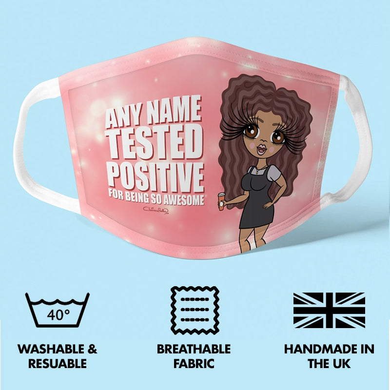 ClaireaBella Personalised Positive Reusable Face Covering - Image 3