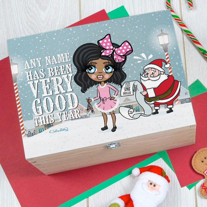 ClaireaBella Girls Santa's Nice List Christmas Eve Box